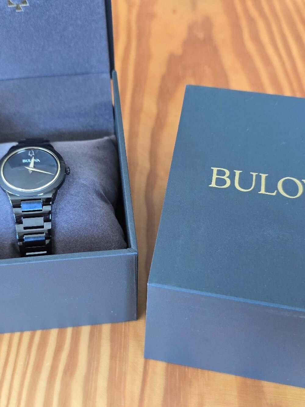 Bulova Women's Watch, $675 MSRP, Black Dial, Japanese, 32 mm, 98L314, Millennia - Picture 8 of 10